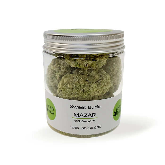Sweet buds MAZAR 100г 50мг CBD в молочном шоколаде