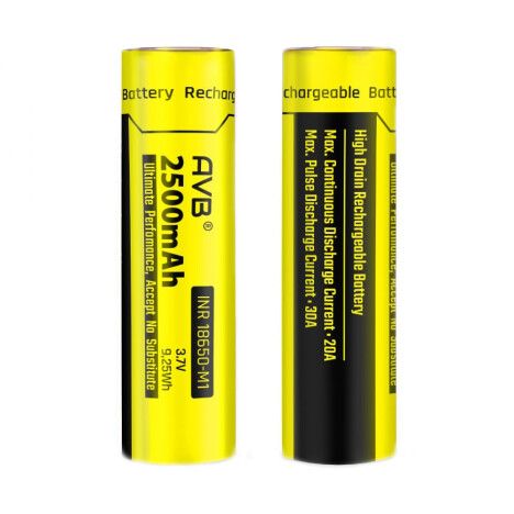 Акумулятор AVB Baterry M1 18650 2500 mAh 20A