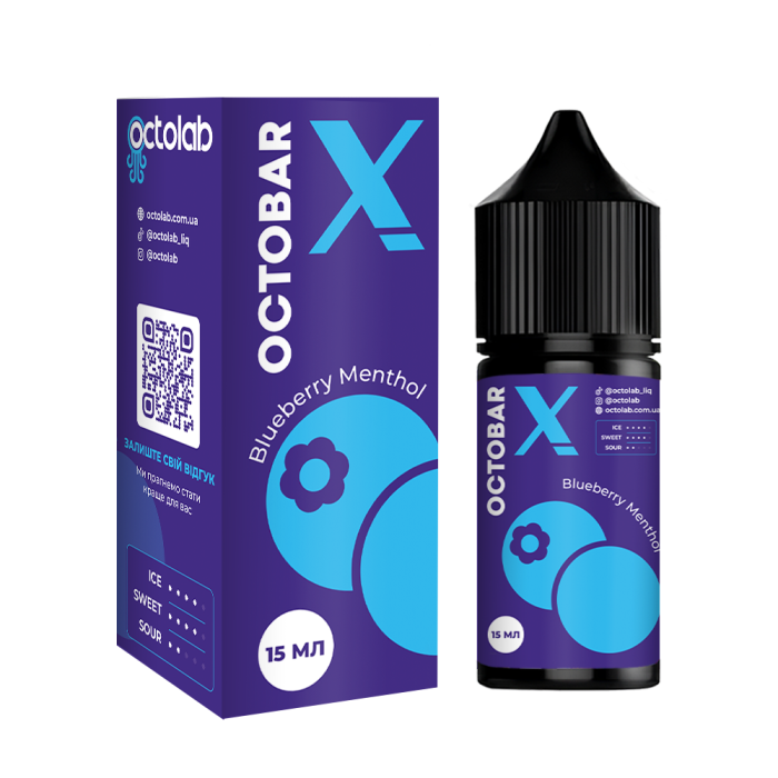 Набор Octobar X 30ml Blueberry Menthol