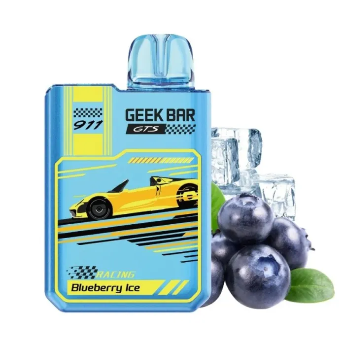 Одноразовий пристій Geek Bar 911 Blueberry Ice 10000-18000