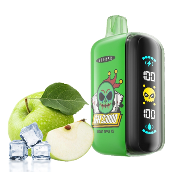 Elf Bar GH23000 Green Apple Ice (Зеленое Яблоко со льдом)