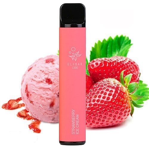 Elf Bar 1500 Strawberry Ice Cream