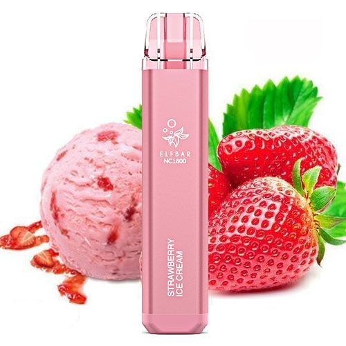 Elf Bar NC1800 Strawberry Ice Cream