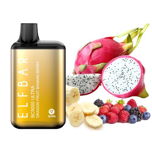 Elf Bar Bc5000 Ultra Dragon Fruit Banana Berry