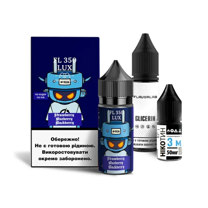 Набор Flavorlab FL350 Lux Strawberry Blueberry Blackberry 30 ml