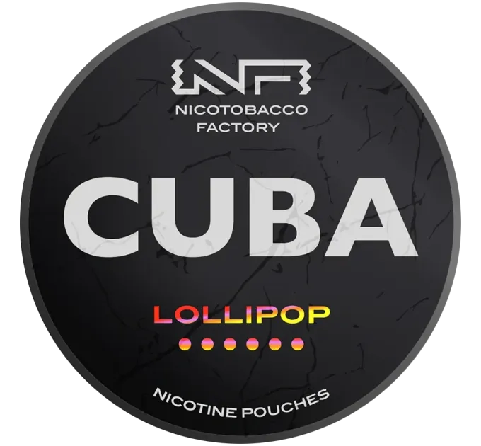 Cuba Black line Lollipop 43mg