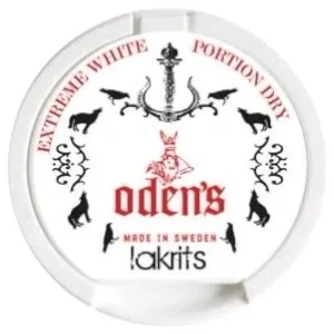 Odens Lakrits Extreme White Dry