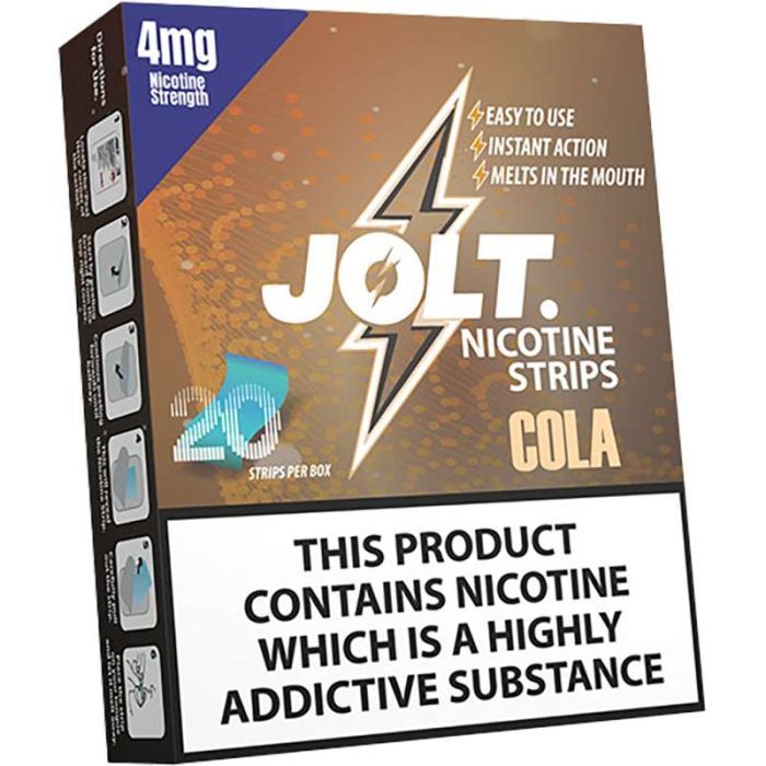 Jolt. Nicotine Strips Cola 4mg