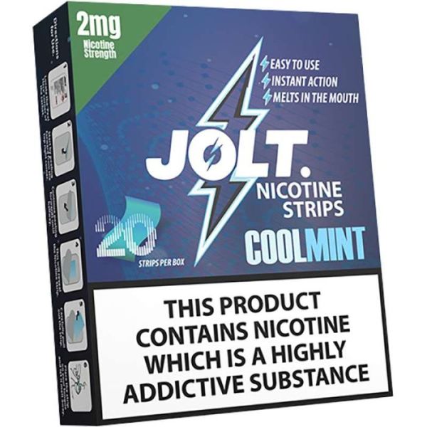 Jolt. Nicotine Strips Cool Mint 2mg