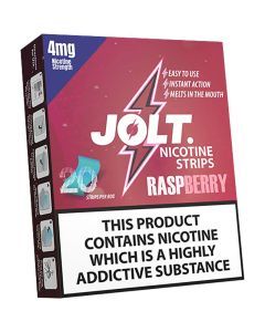Jolt. Nicotine Strips Raspberry 4mg