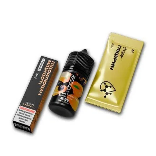 Набір Chaser lux Blackcurrant Lemon Peach 30мл