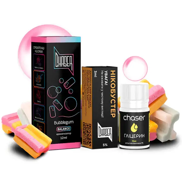 Набор Chaser Black Bubblegum 30 ml