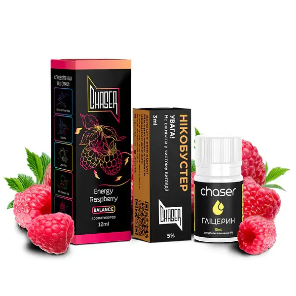 Набір Chaser Black Energy Raspberry 30 ml