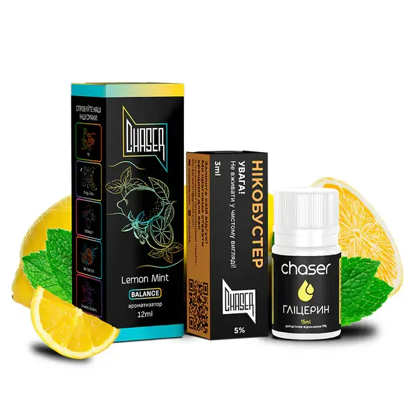 Набор Chaser Black Lemon Mint 30 ml