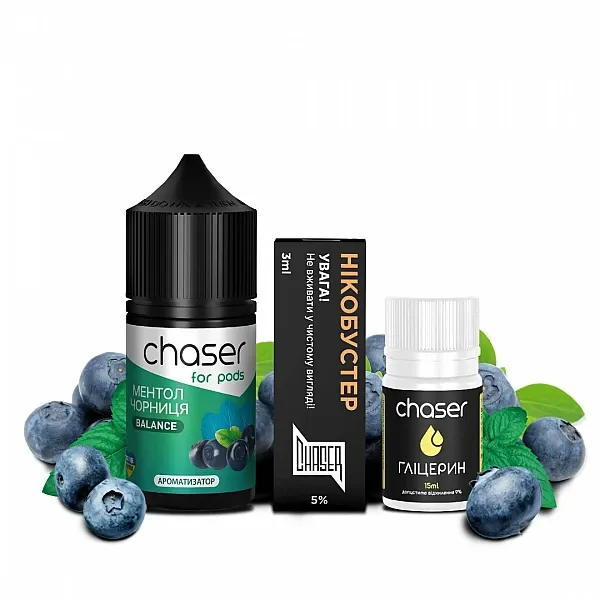 Набор Chaser Blueberry Menthol 30 ml