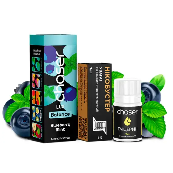 Набор Chaser Lux Blueberry Mint 30 ml