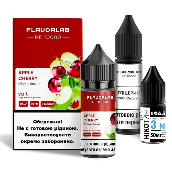 Набір Flavorlab PE 10000 Apple Cherry 30 ml