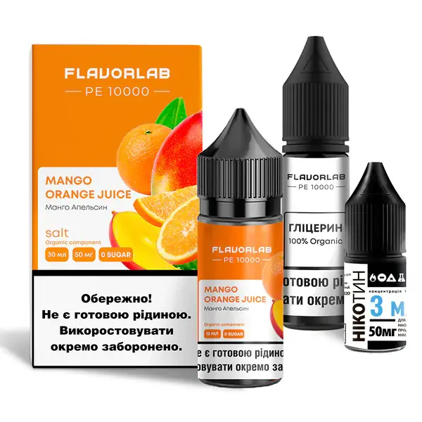 Набір Flavorlab PE 10000 Mango Orange Juice 30 ml