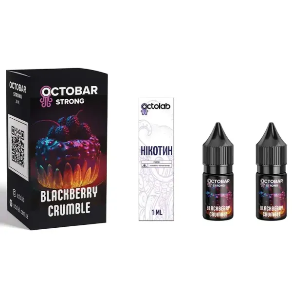 Набор Octobar Strong Blackberry Crumble 10 ml