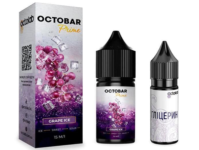 Набор Octobar Prime Grape Ice 30 ml
