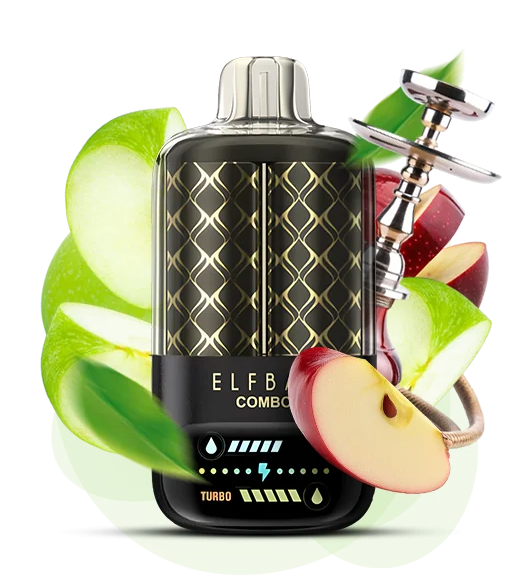 Elf Bar Combo 25000 Green Apple & Double Apple Shisha