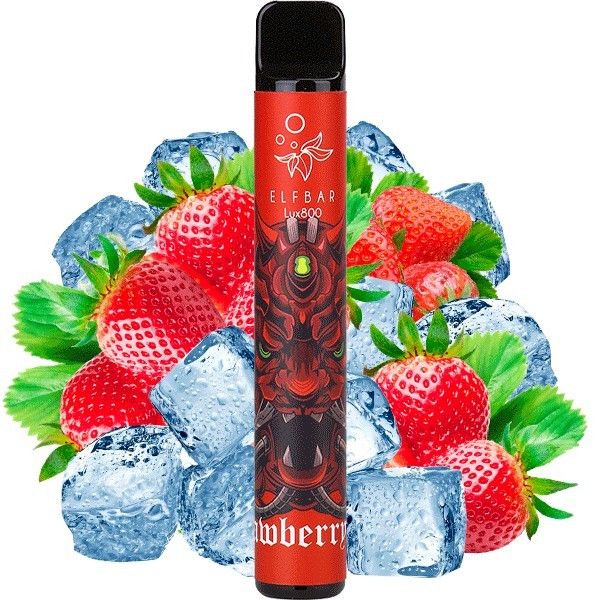 Одноразовий Pod Elf Bar 800 Lux Strawberry Ice
