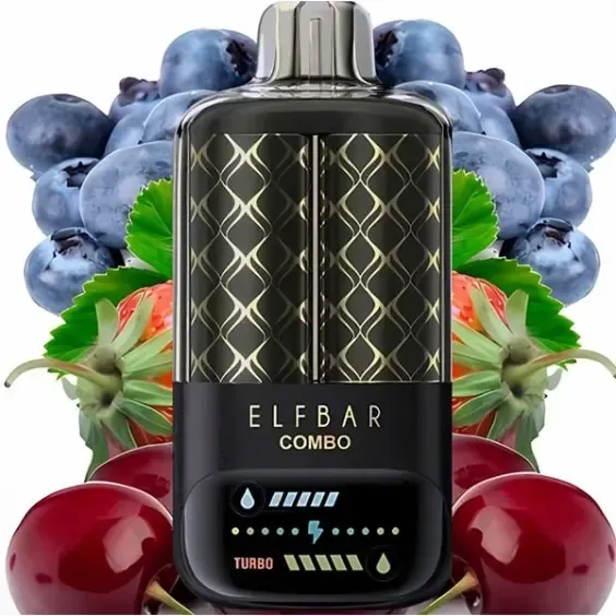 Elf Bar Combo 25000 Blueberry Sour Raspberry & Cherry
