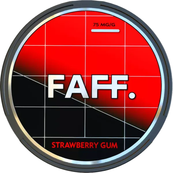FAFF Strawberry Gum 75mg