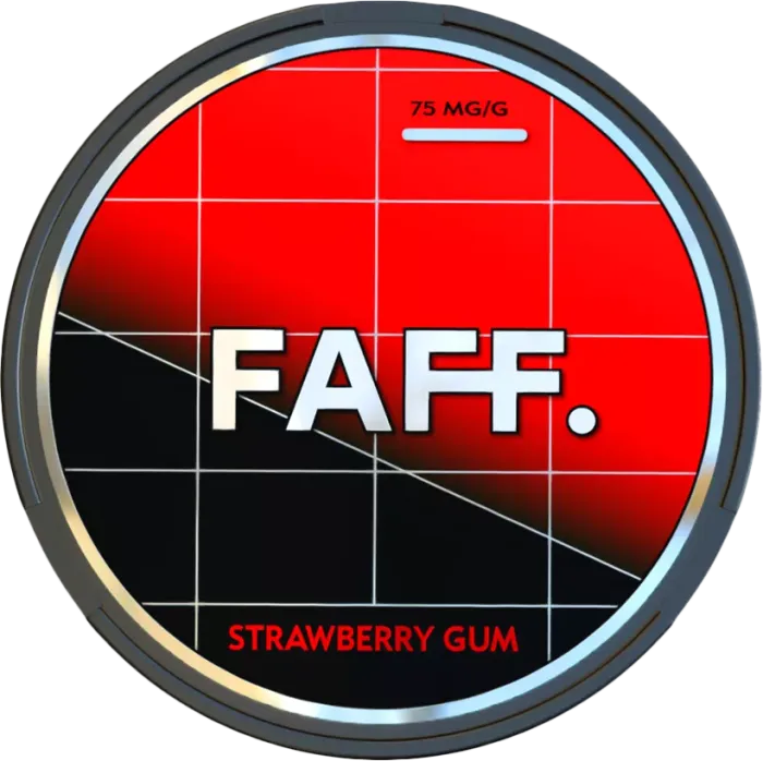 FAFF Strawberry Gum 75mg