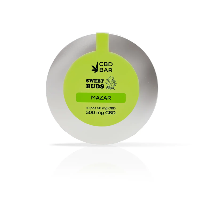 Sweet buds MAZAR 100г 50мг CBD в молочном шоколаде