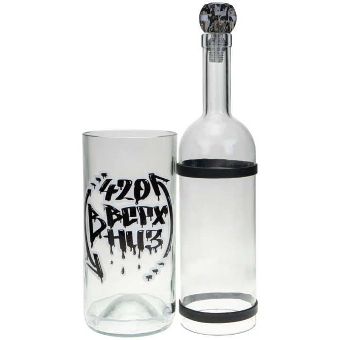 Скляний Водник Up Down Black