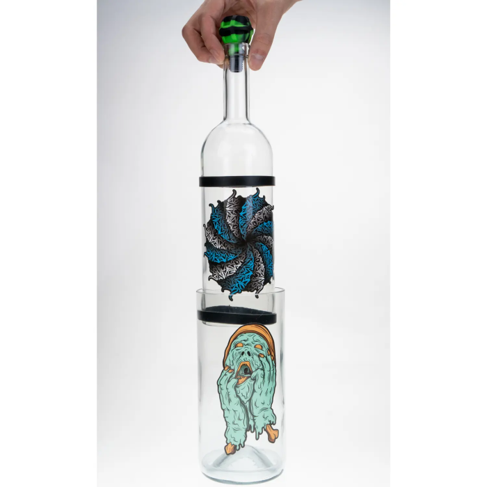 Стеклянный Водник Weed Zombie