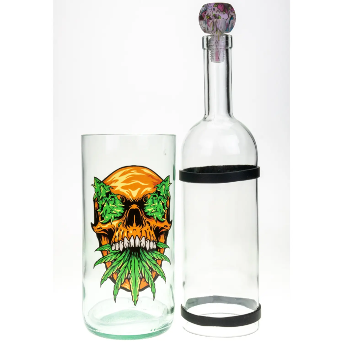 Стеклянный Водник Weed Skull